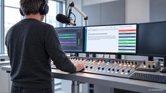 Redaktionssystem für Radiosender